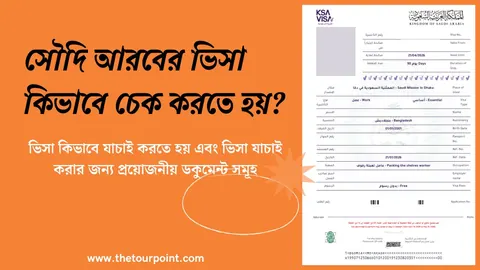 পাসপোর্ট নাম্বার দিয়ে সৌদি ভিসা চেক | KSA Visa Chech