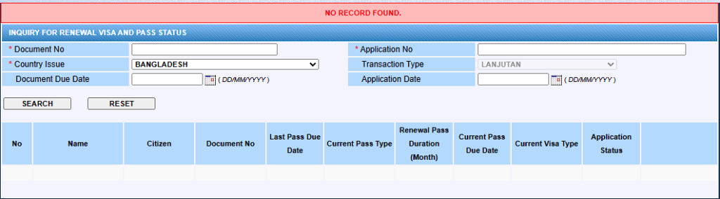 Malaysia Calling Visa Update